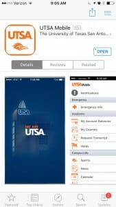 UTSA App Install